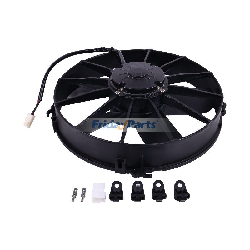 Aftermarket  Spal 30102025 VA01-AP70/LL-36S Automotive Paddle Blade 12" Fan Pusher