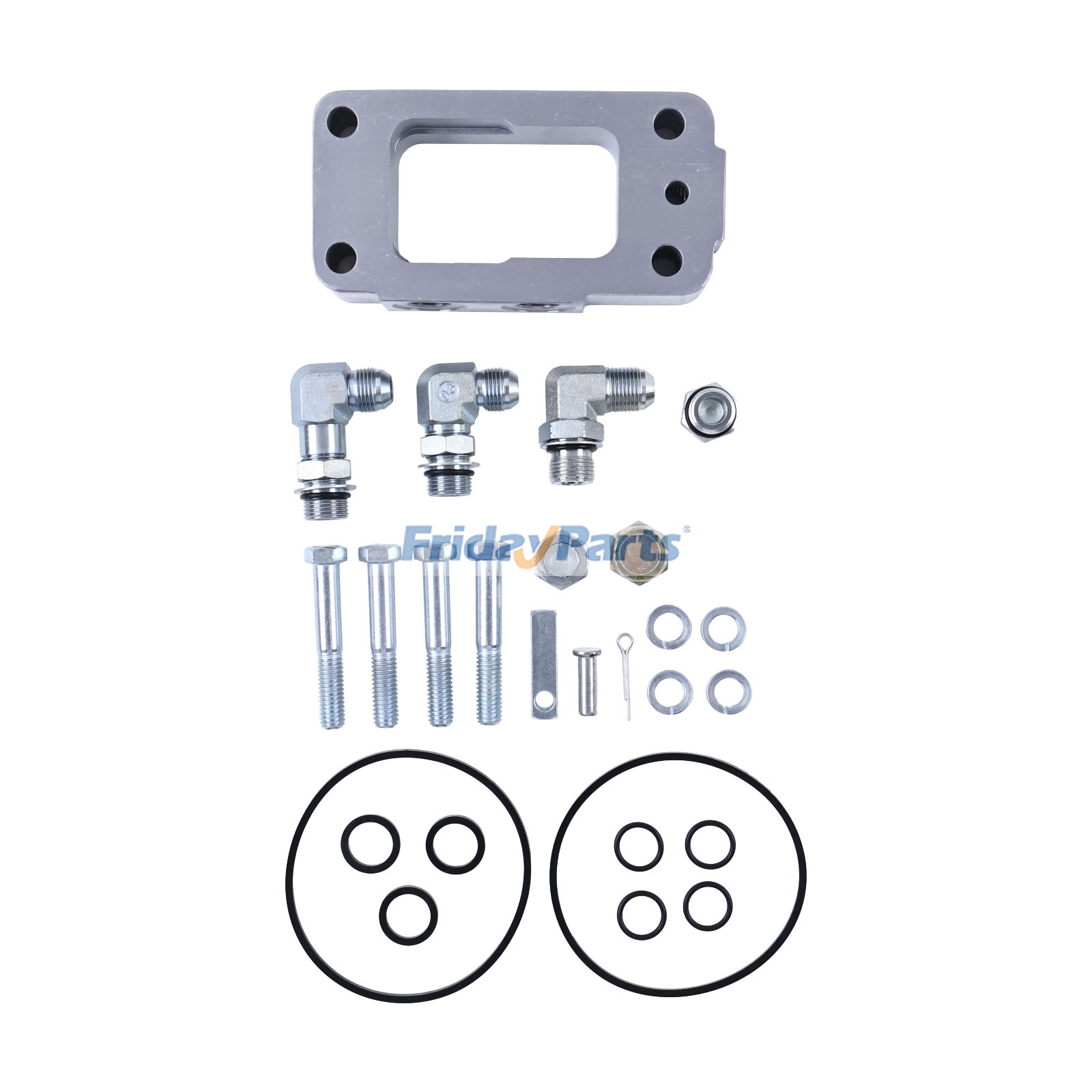FridayParts Auxiliary Hydraulic Outlet Kit