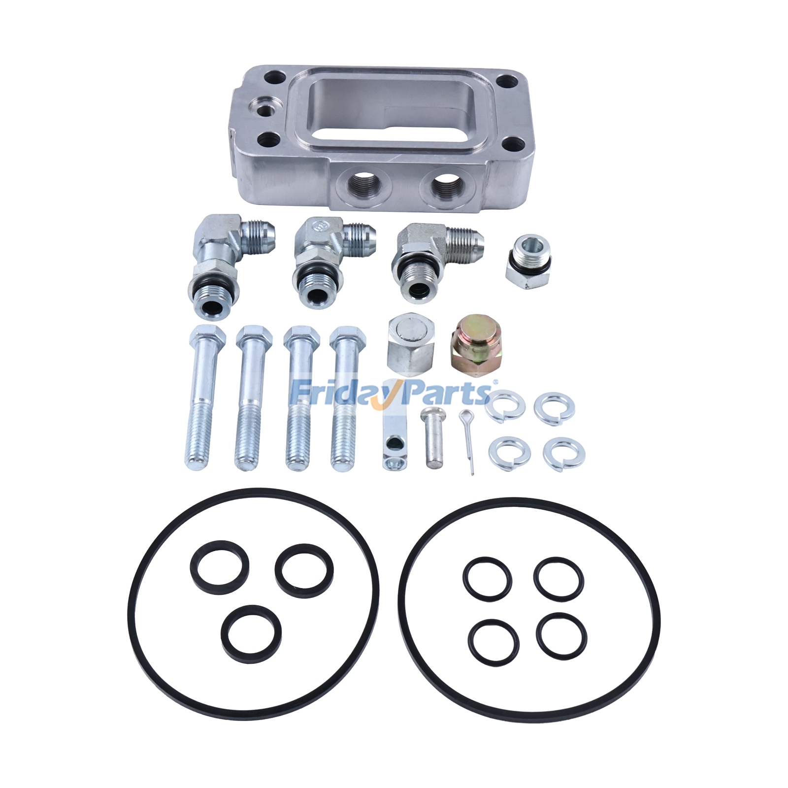 Auxiliary Hydraulic Outlet Kit compatible with Engine,Tractor