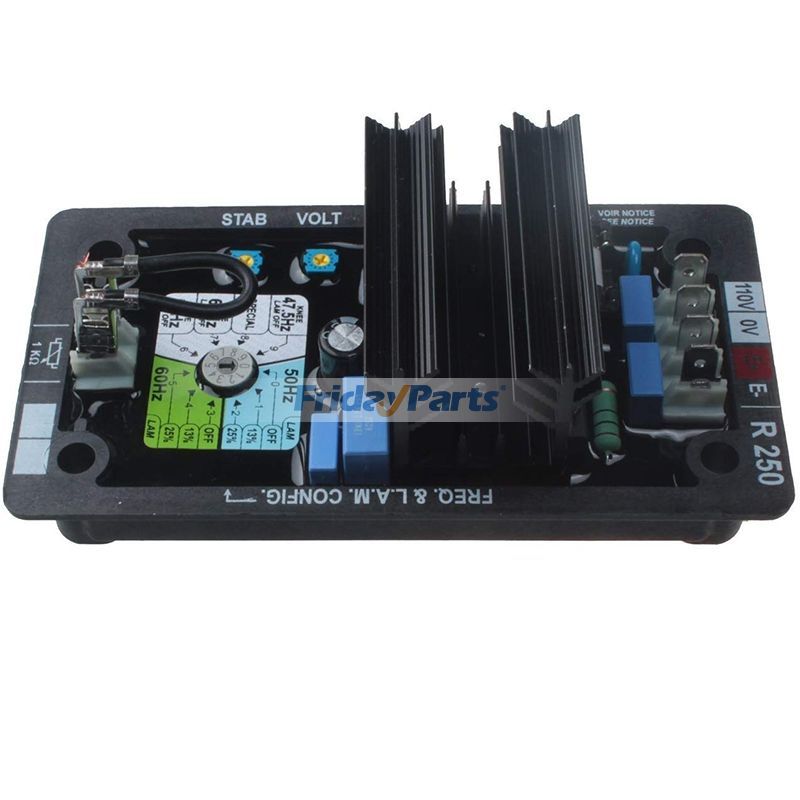 Régulateur de tension automatique AVR R250 pour Leroy Somer LSA44.2VS45 LSA44.2S75 LSA44.2M95 LSA44.2L12 LSA44.3 LSA46.3 LSA47.2