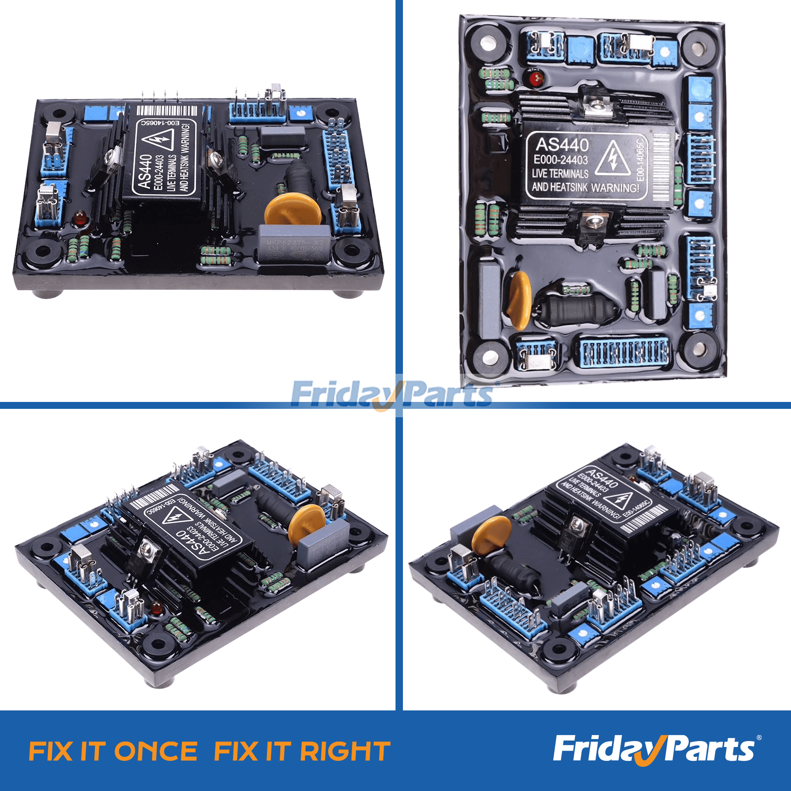 Compre Módulo regulador automático de tensão AVR AS440 se adapta ao gerador Genset na FridayParts