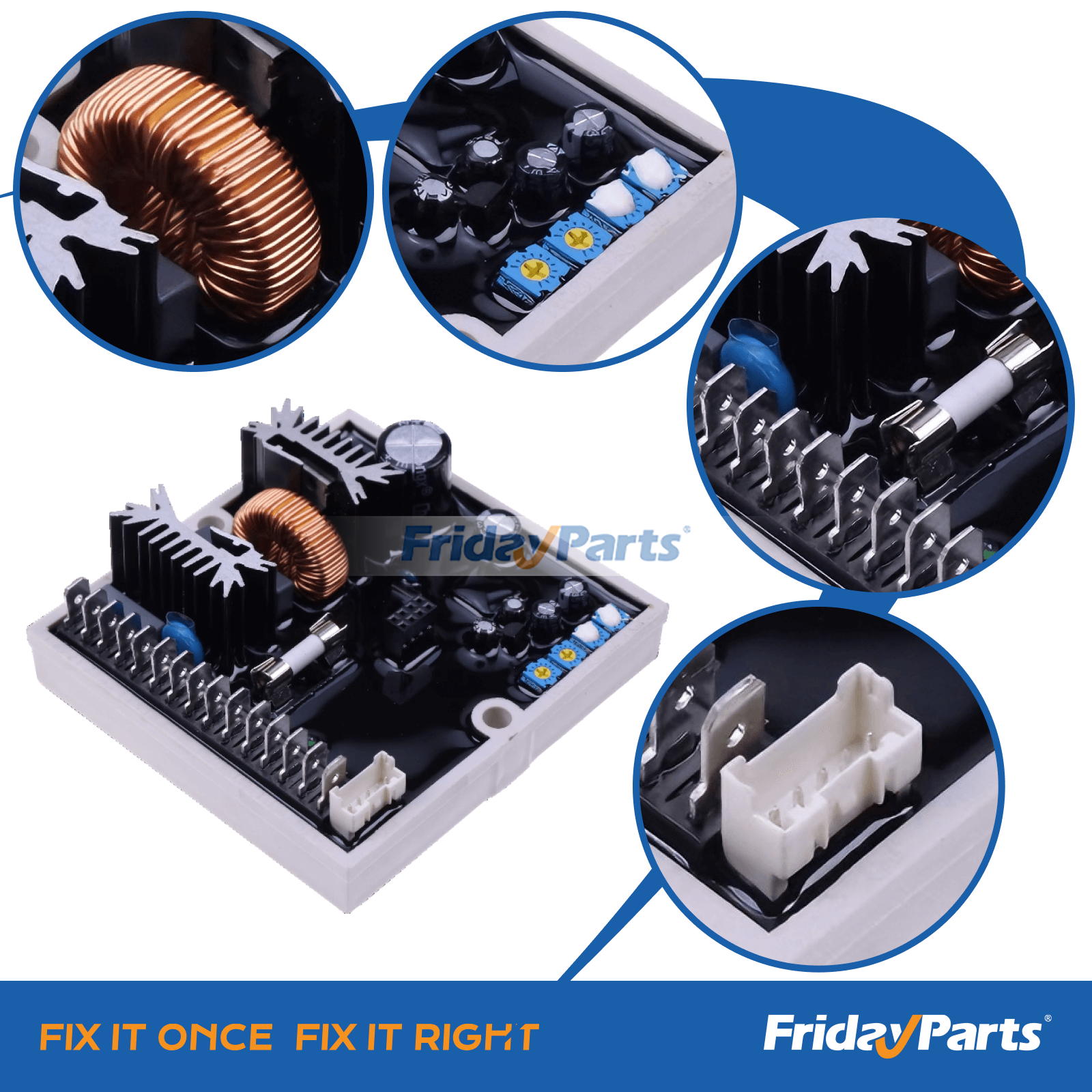 AVR DSR A6762/04 A6762/05 para generador Meccalte