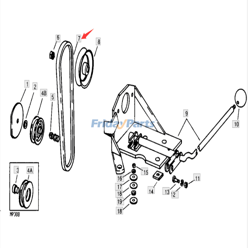 Parte para Motor,Tractor