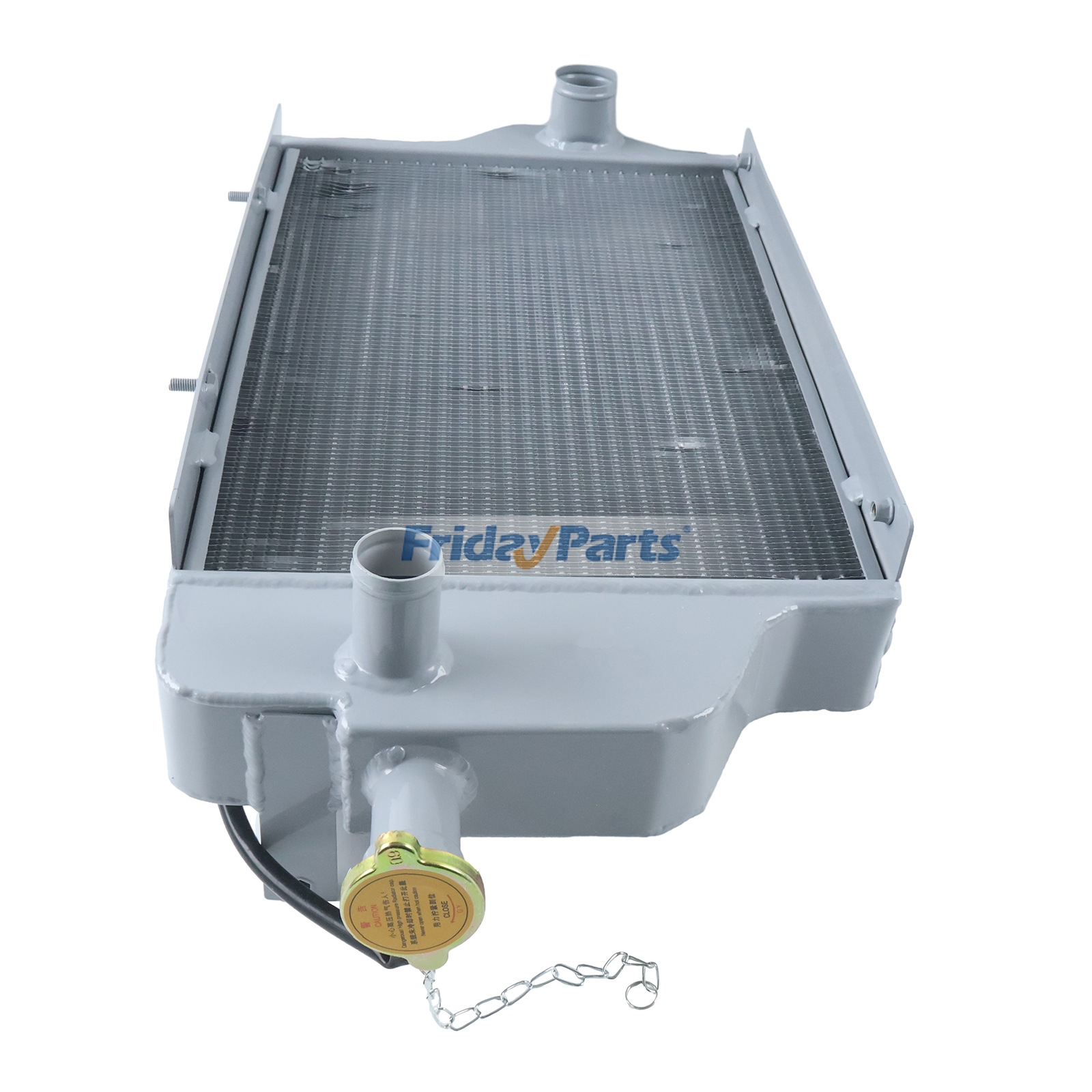 Radiador de retroexcavadora AT32527 para motor John Deere 6068 Cargador 710K 710J 310 310A 310B Tractor 401D 401 de FridayParts