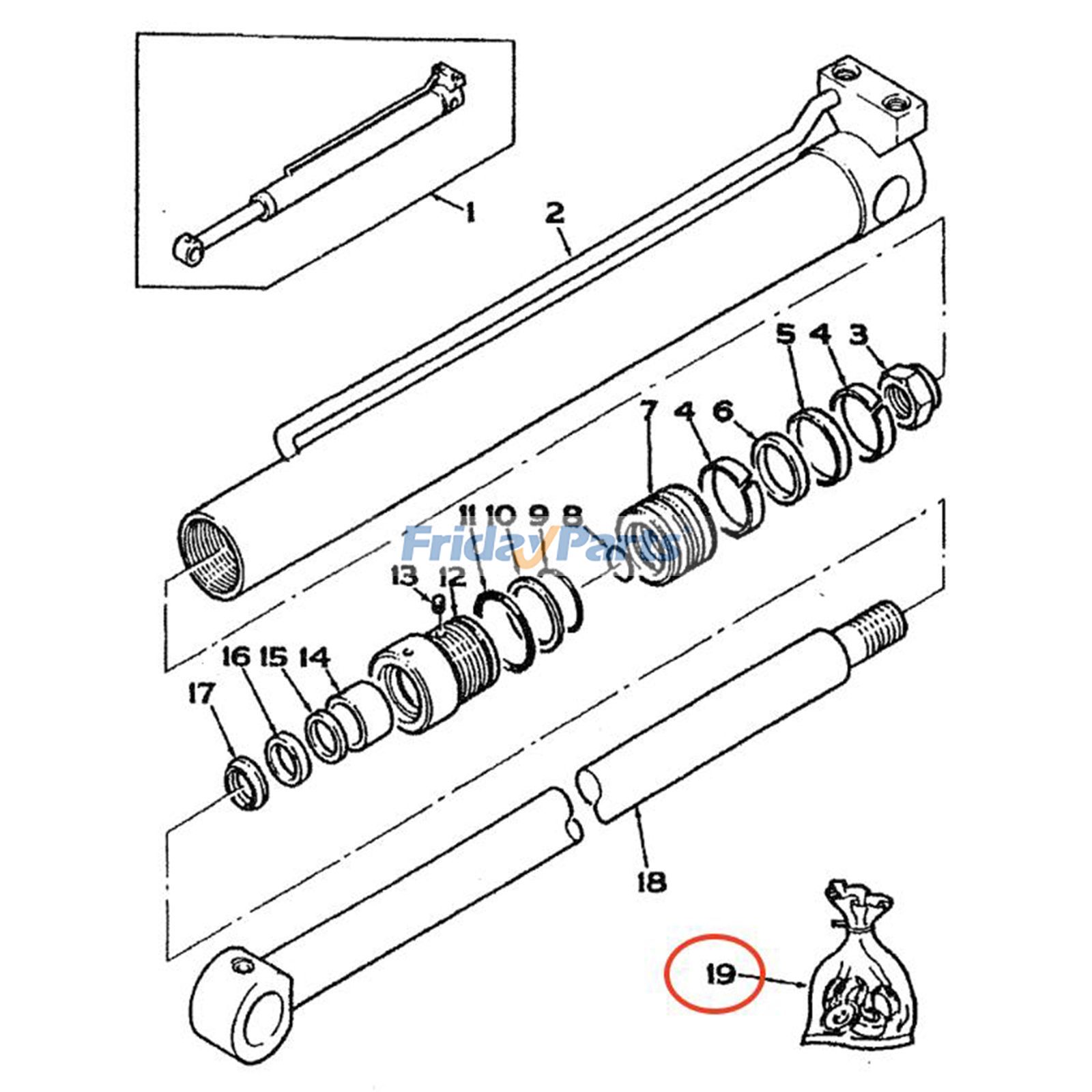 Backhoe Stabilizer Outrigger Kit for Loader