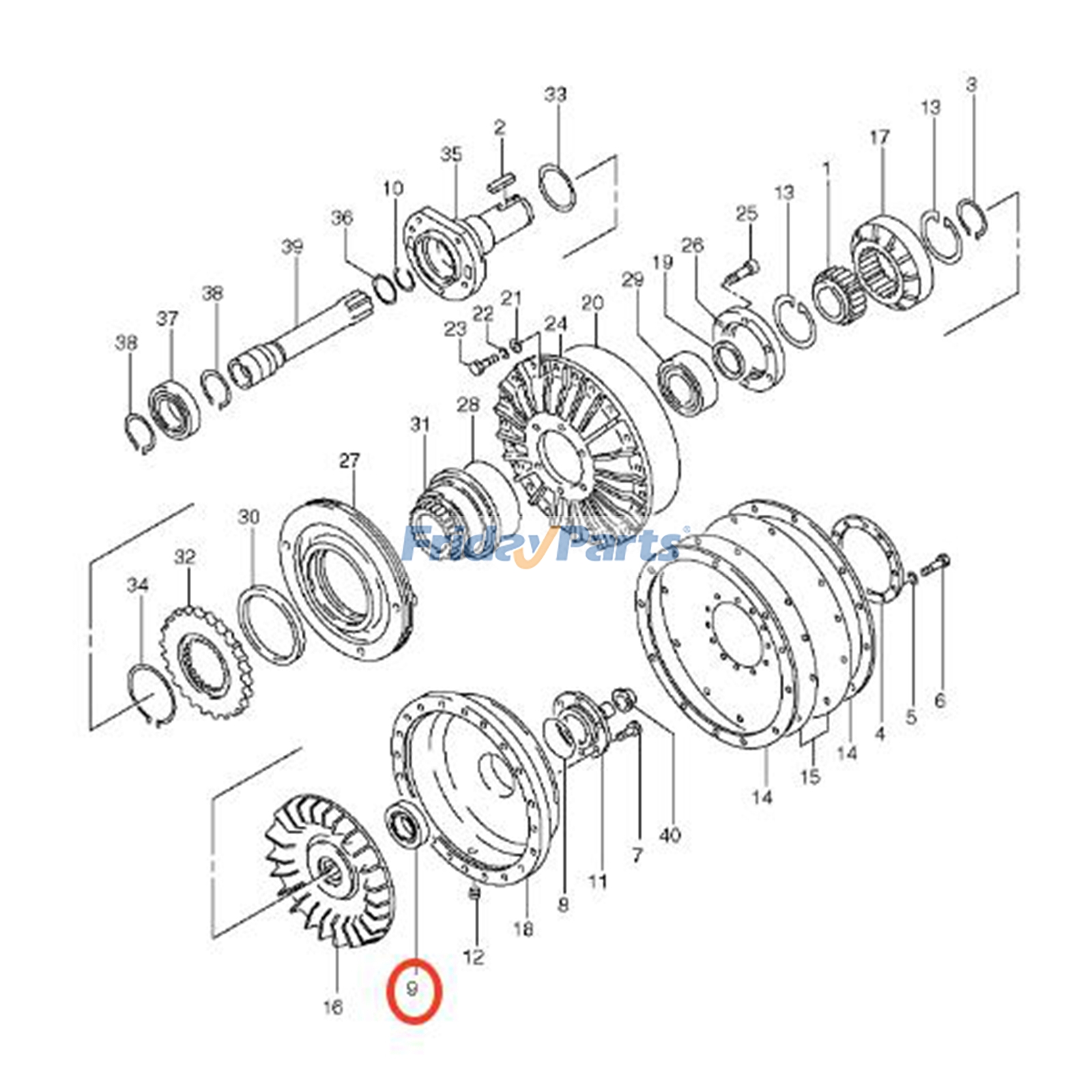 FridayParts Ball Bearing
