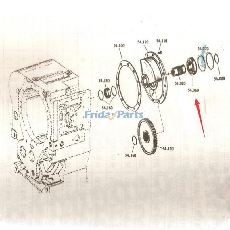 Boîte de vitesses à roulement à billespour Tracteur,Autres Équipements de Construction
