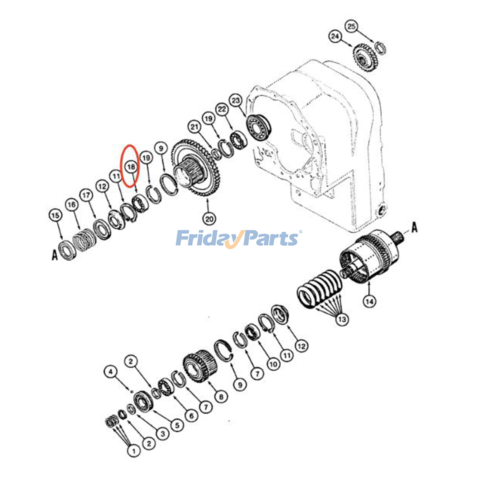 FridayParts Ball Bearing