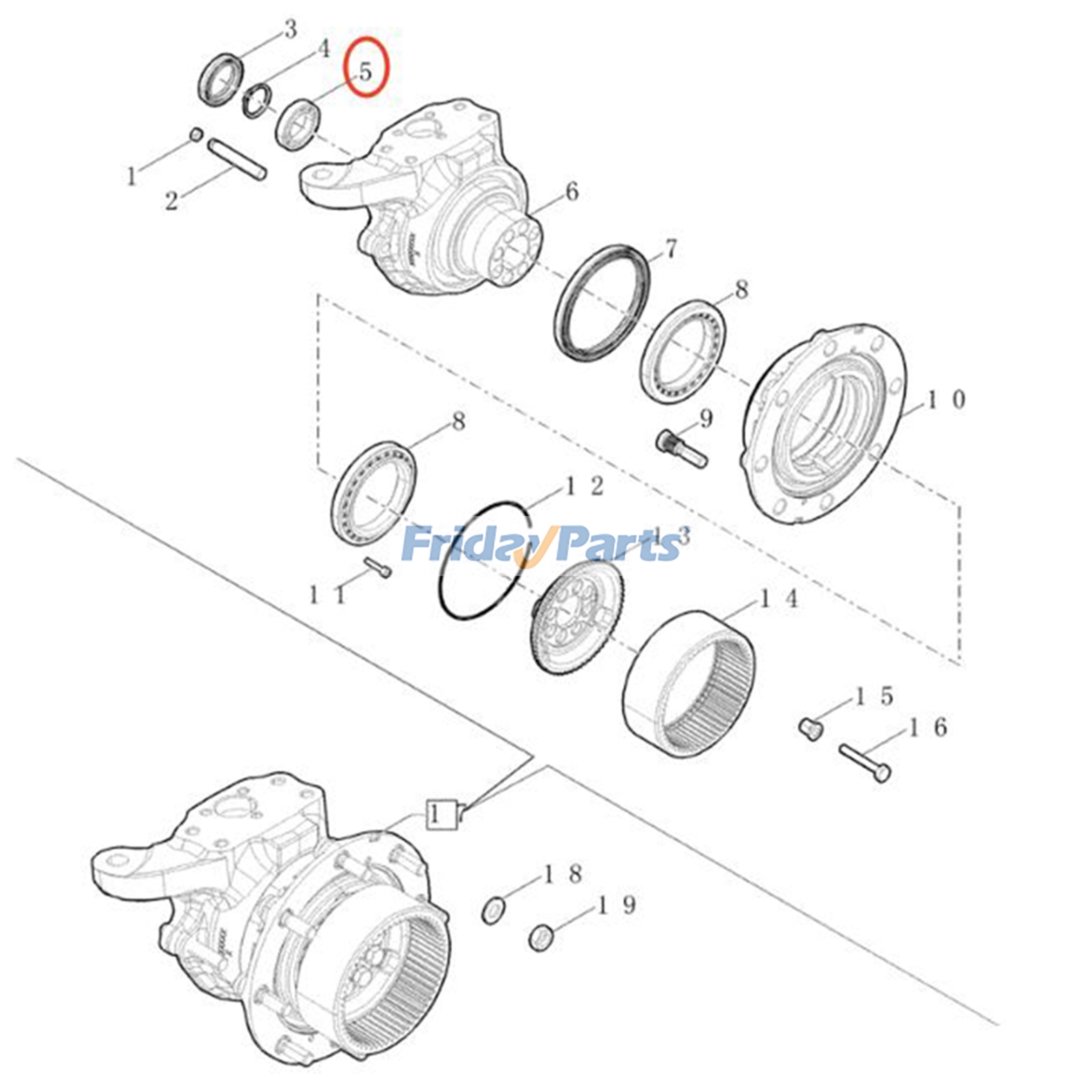 FridayParts Ball Bearing