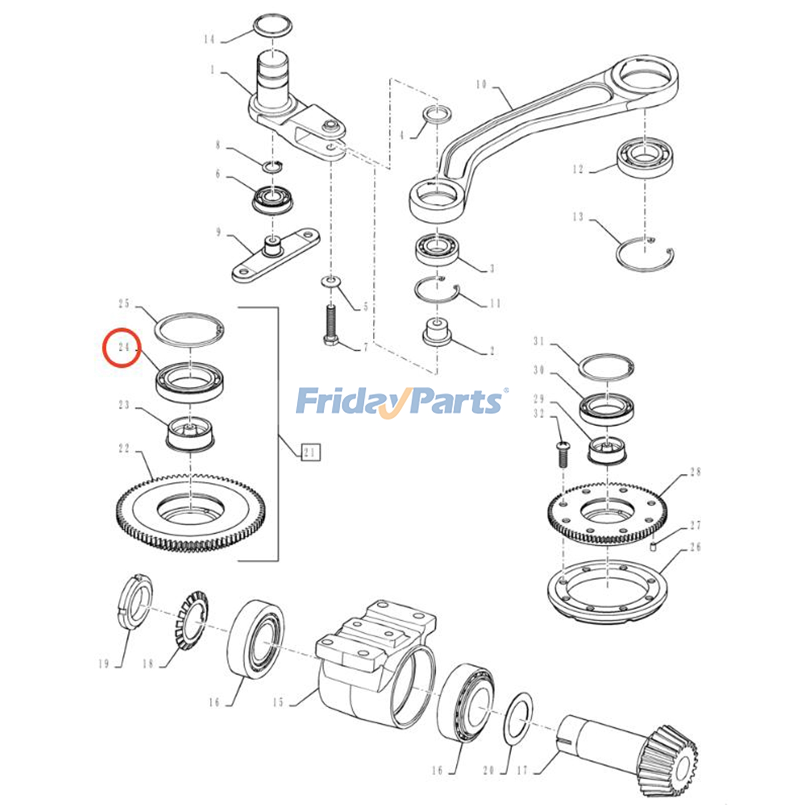FridayParts Kugellager