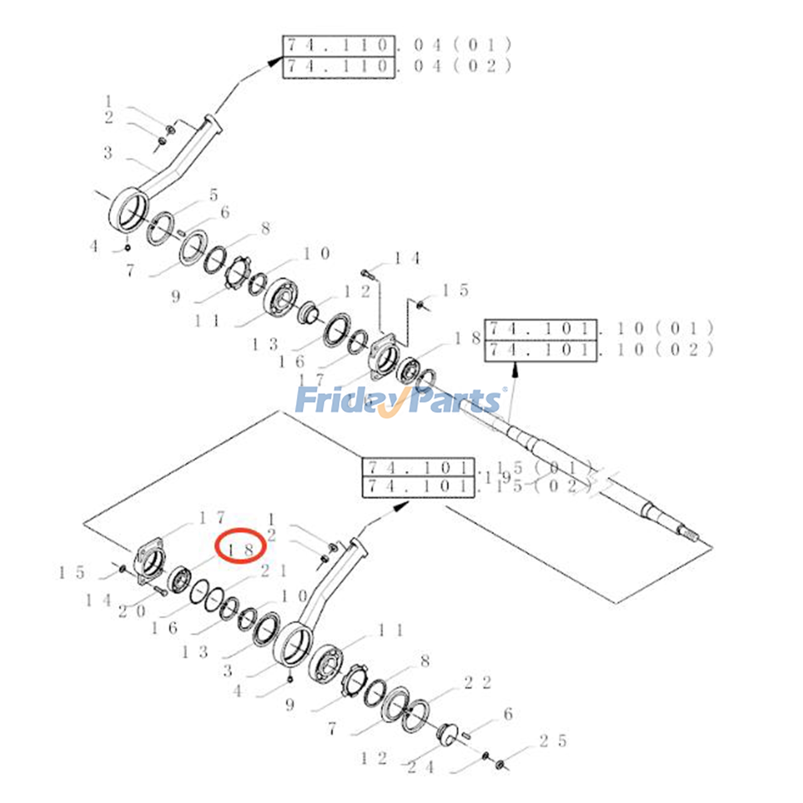 ハーベスター,トラクター ボールベアリング