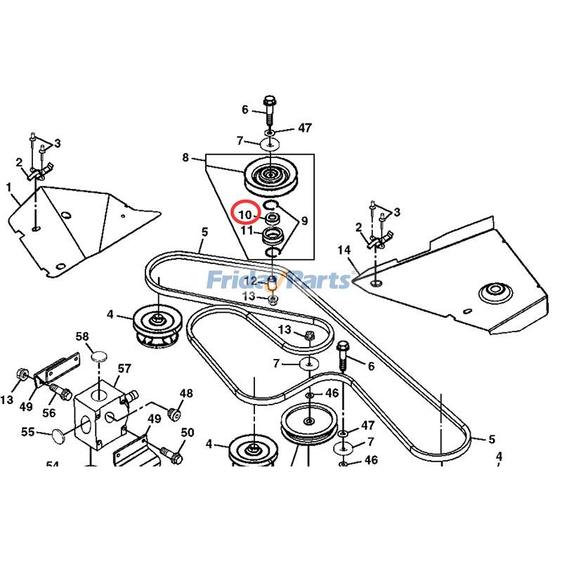 JOHN DEERE用エクスカベーター,ローダー,草刈り機,トラクター,その他用ボールベアリング