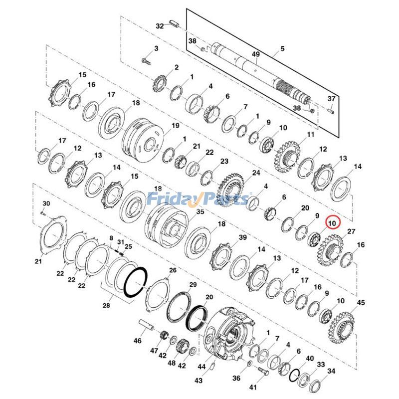 Ball Bearing 8420T 8430 8520T 8R230 8R250 8R310 8R340 for Tractor