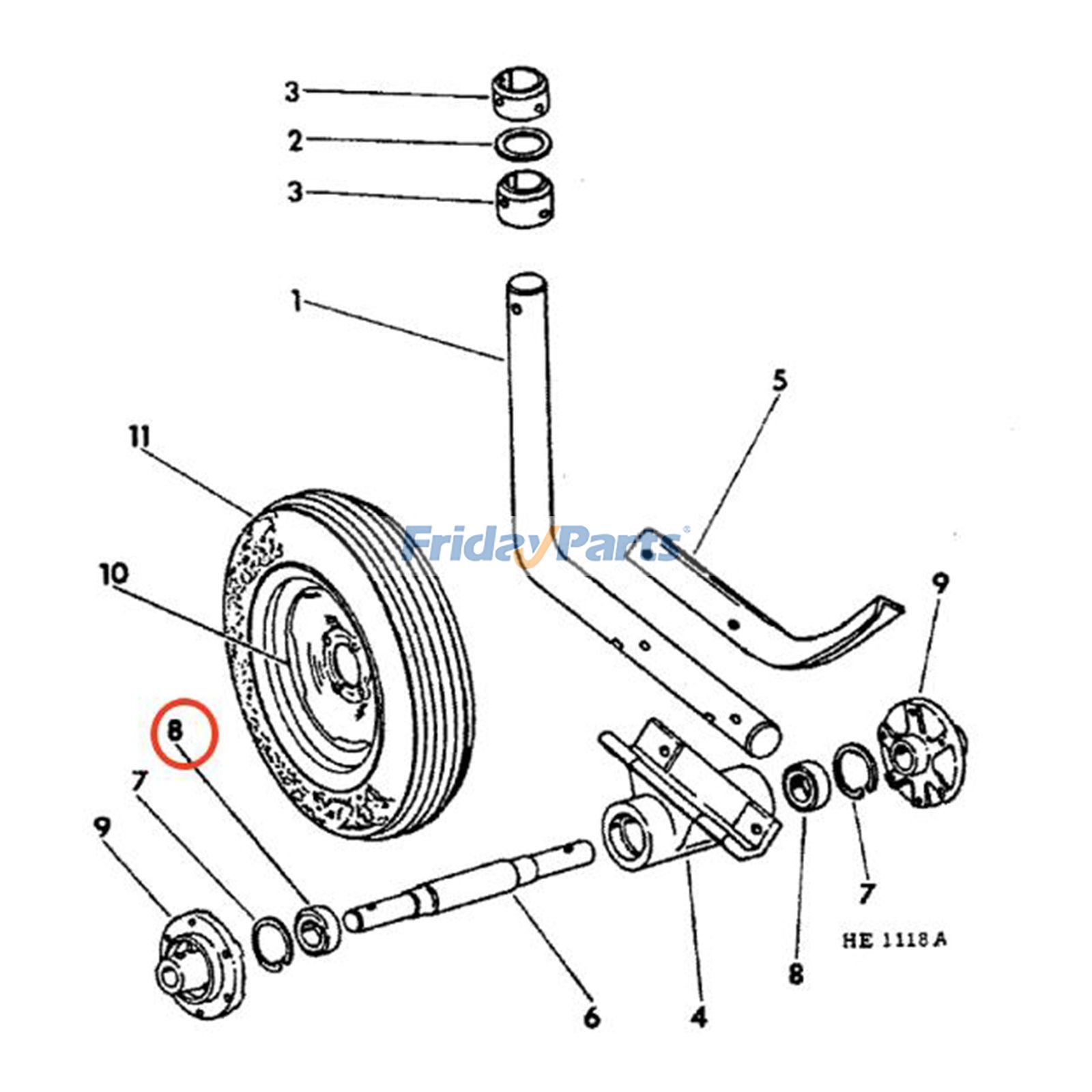 Ball Bearing for Harvester