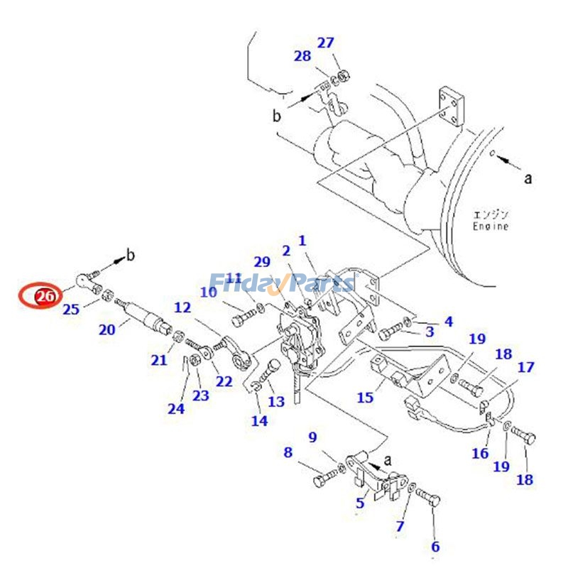Ball Joint for Dozer,Excavator,Other Construction Equipment