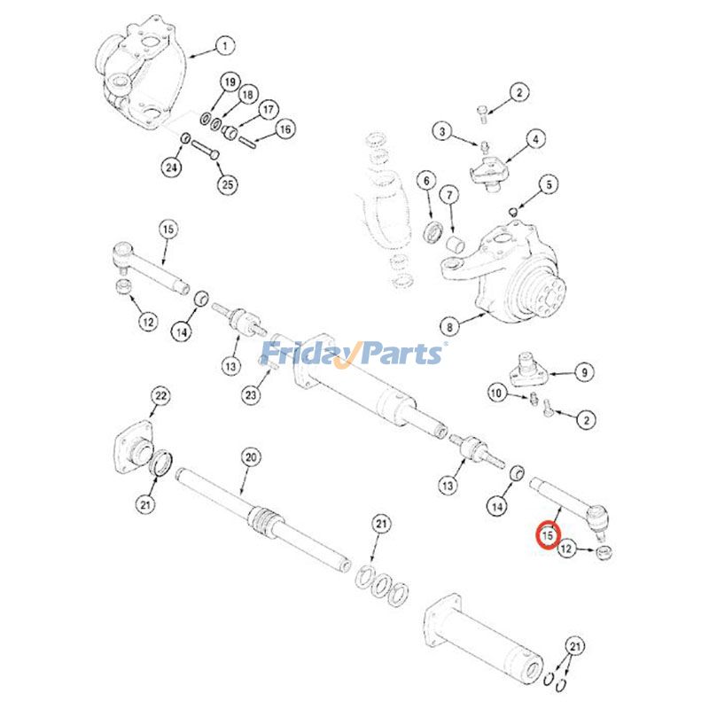 Ball Joint For CASE Loader,Tractor