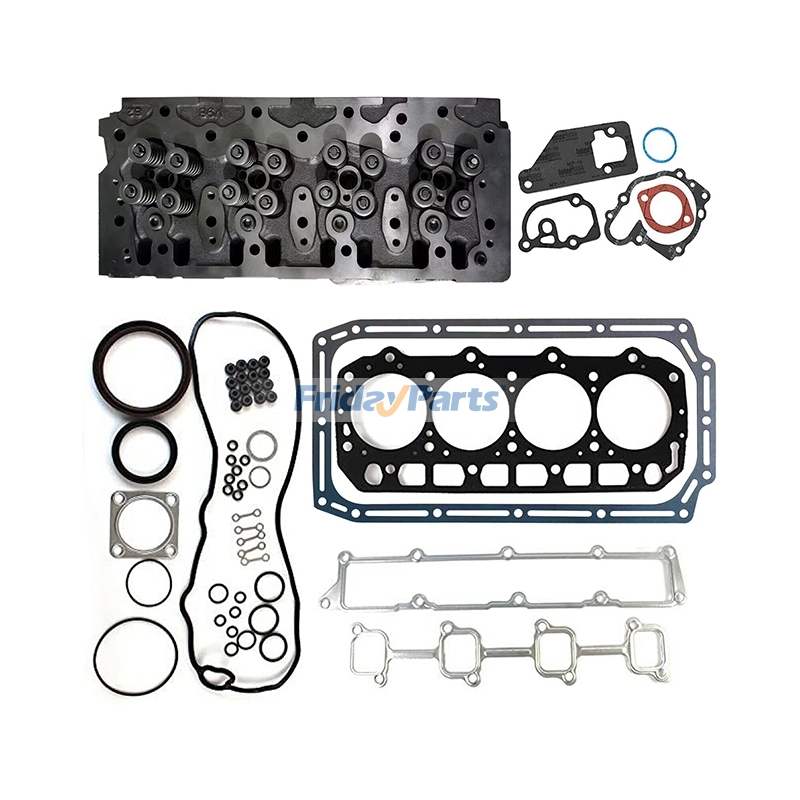 Culasse complète avec kit de joints complet YM129907-11700 pour moteur Komatsu 4D94LE-2, chargeuse SK1020-5, WA90-3 et CK20-1