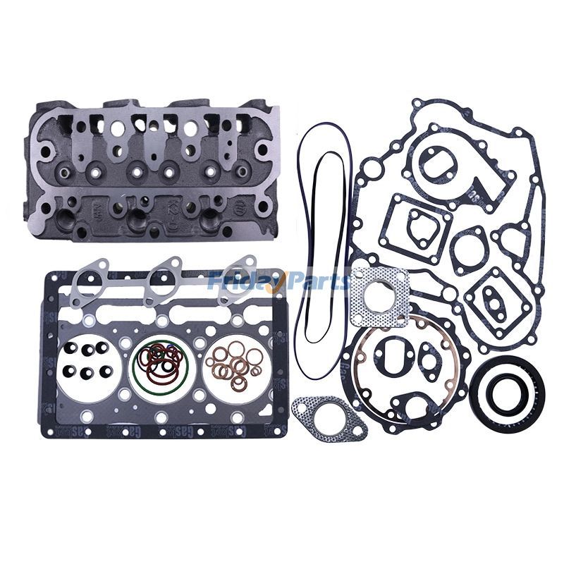 D1005 Engine Bare Cylinder Head With Full Gasket Kit for Kubota Excavator KX121-3S KX121-3SCA U45-3 U45-3S