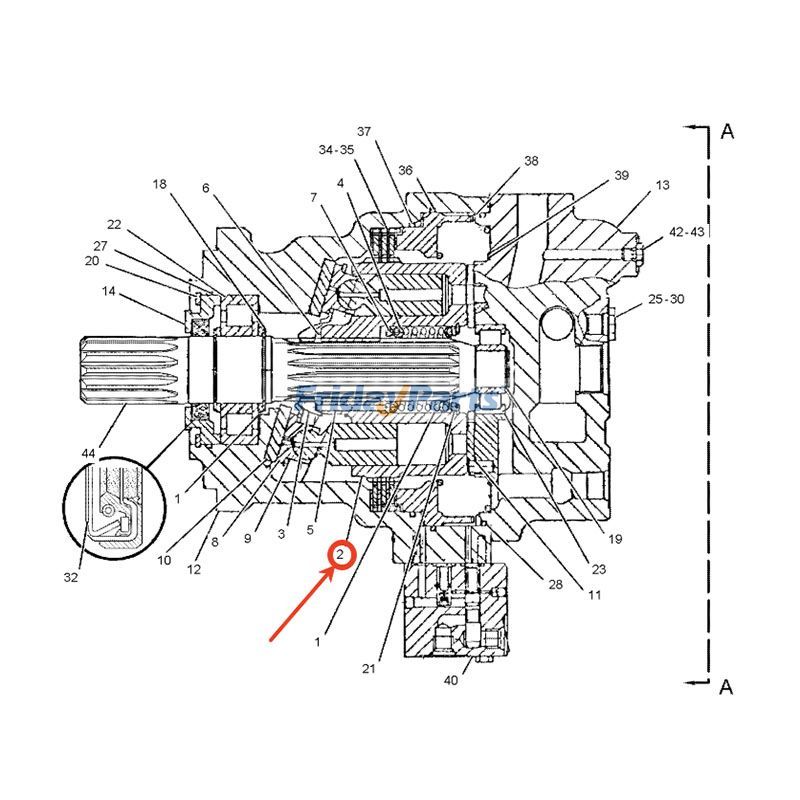 Barrel  for Engine,Excavator