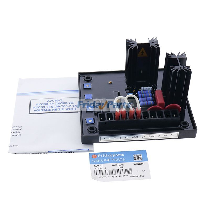 Pièces de générateur AVR Genset AVC63-7 Régulateur de tension automatique pour Basler