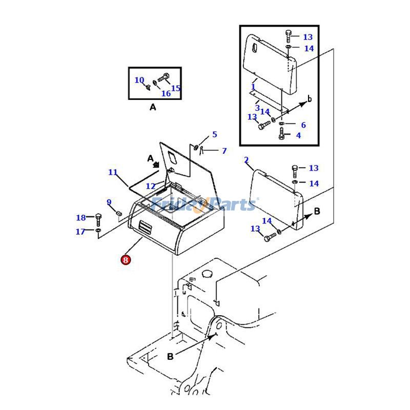  Battery Box For KOMATSU