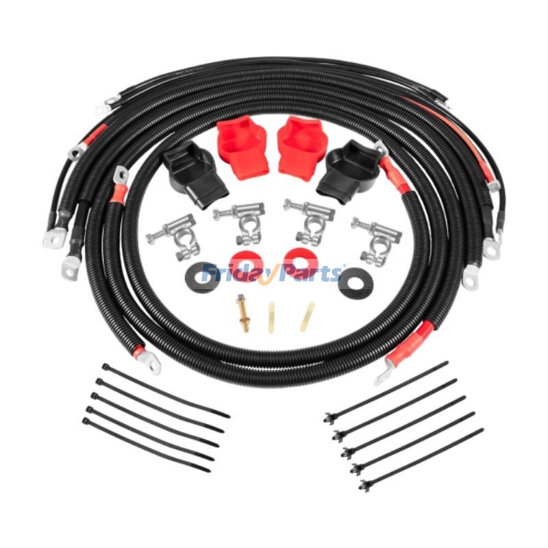 Kit Cavi Batteria Per Dodge Ram 2500/3500 2007-2009 | 6.7L Cummins | Set Positivo E Negativo Con Terminali