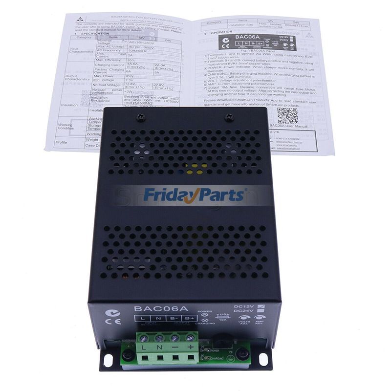 12-V-Batterieladegerät BAC06A-Controller für Samartgen-Generator