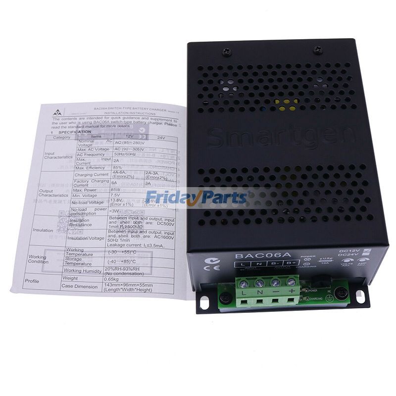 FridayParts Batterieladegerät BAC06A Controller für Samartgen