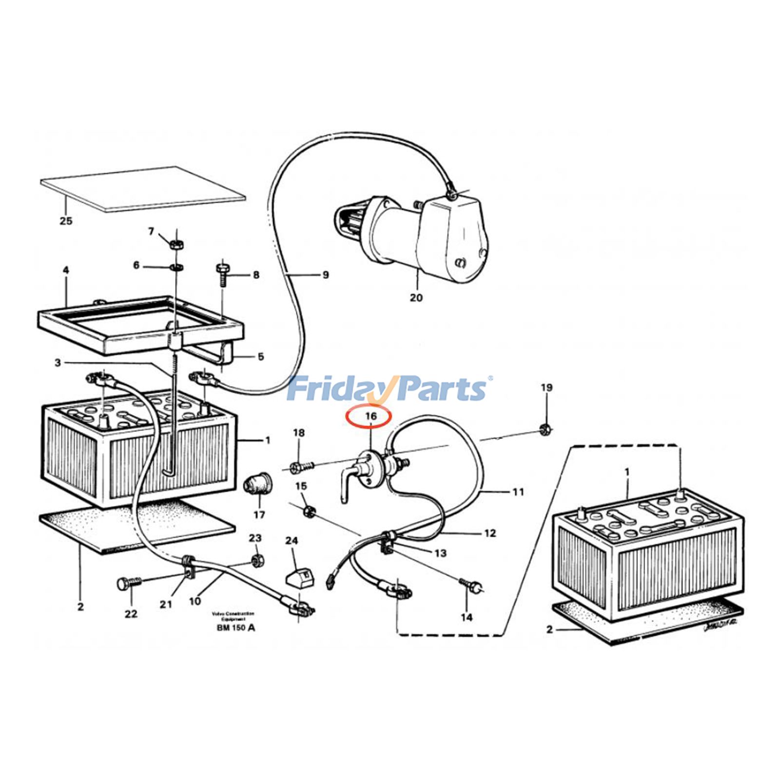FridayParts Battery Main Switch
