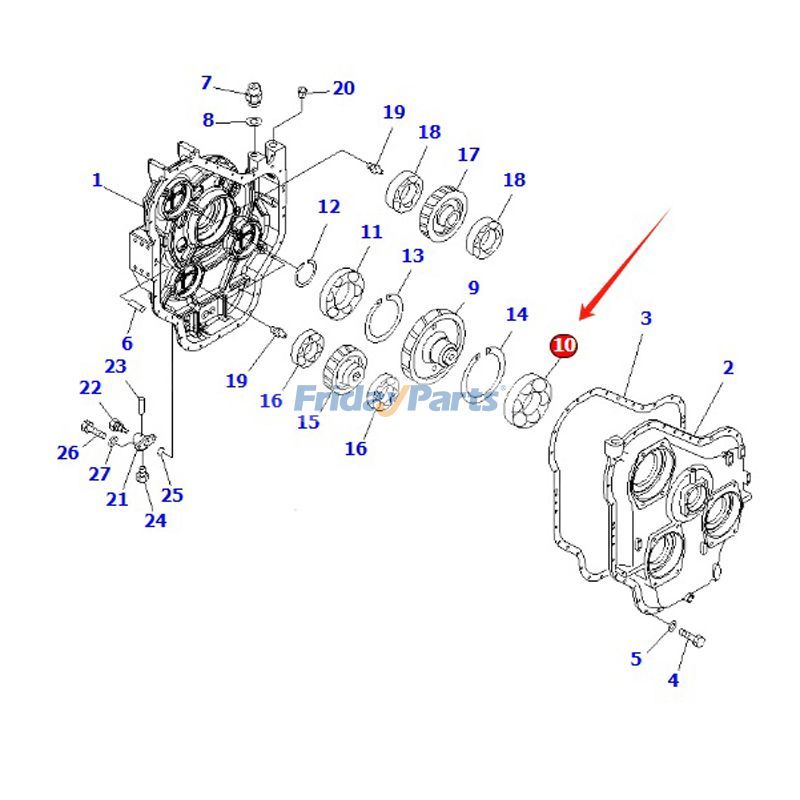 Bearing PC800-6 PC800-7 for Excavator