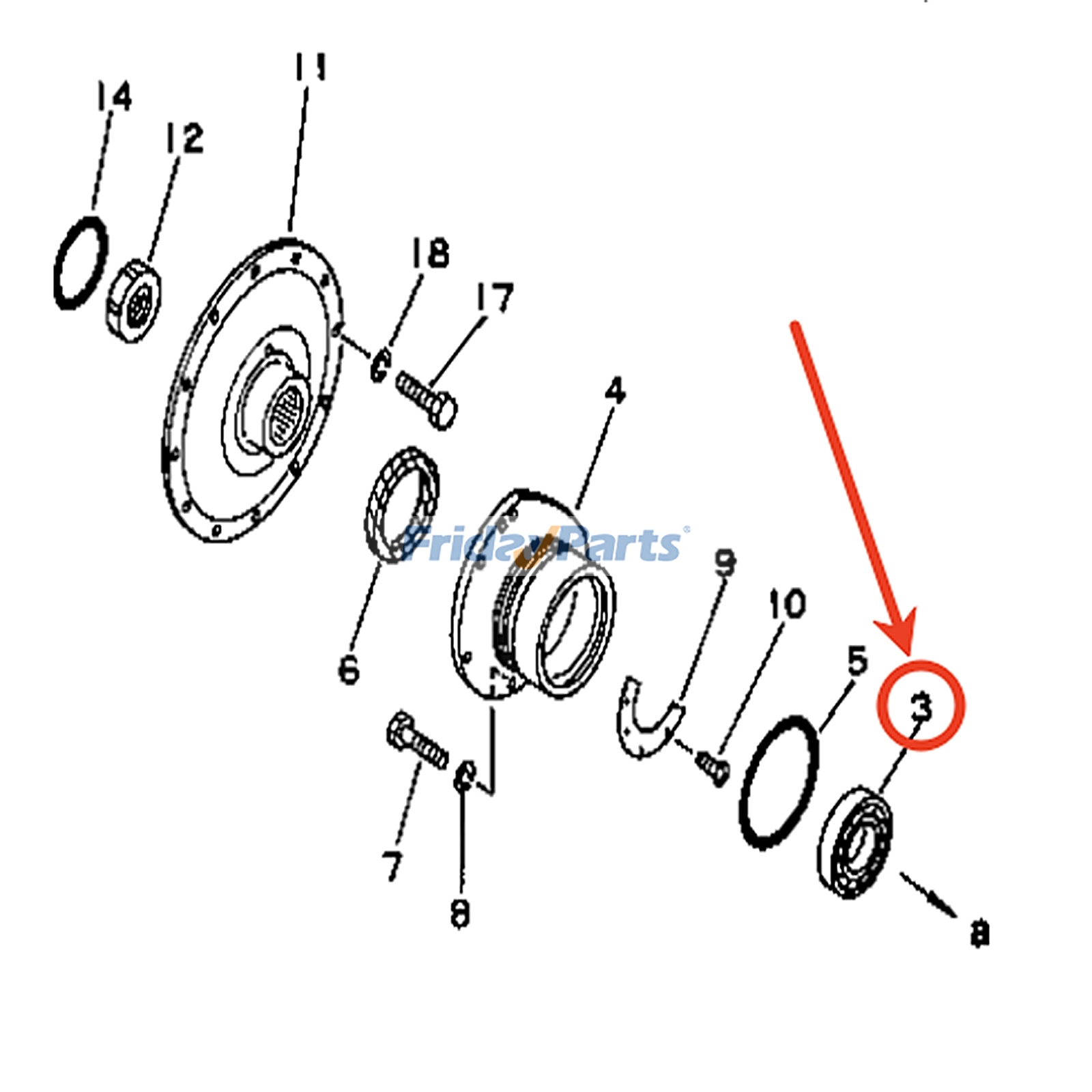 Bearing  for Dozer
