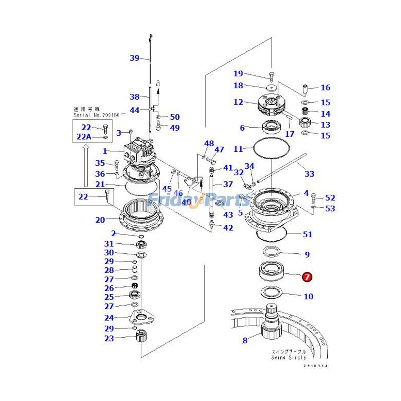 Bearing PW200-7 PW220-7H in Stock in China