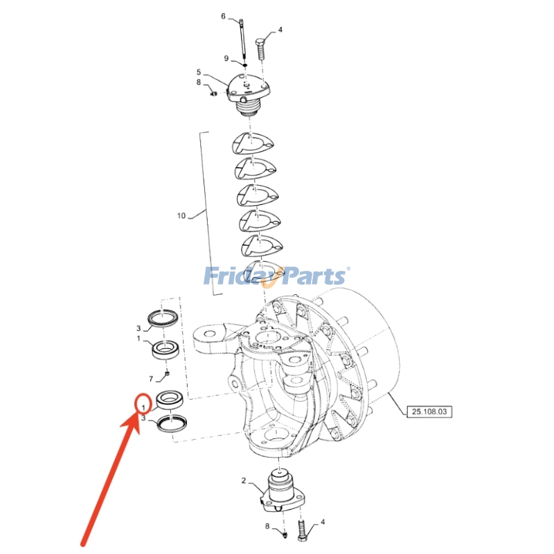 Rolamento 47766187 84322020 para trator CASE Magnum 180 200 220 235 240 250 310 315 325 340 370 380 400 para Trator