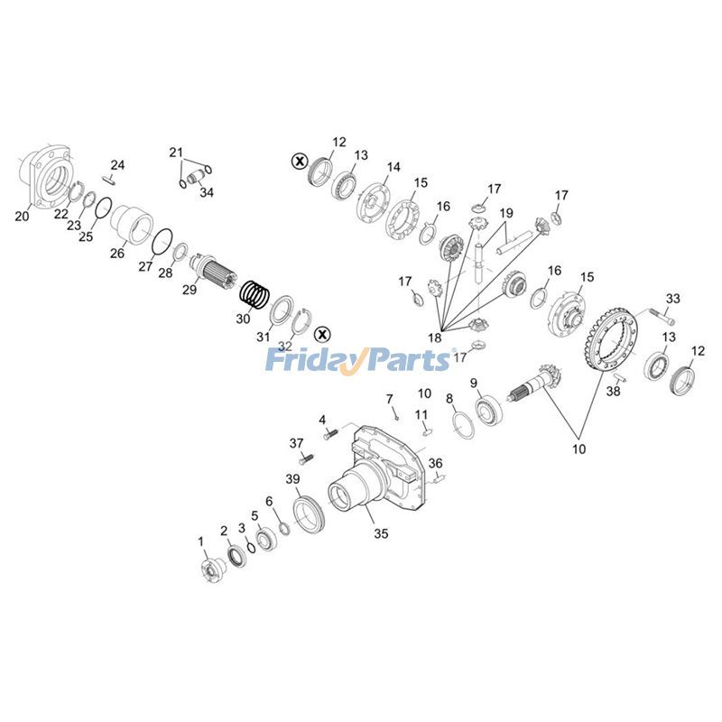 Bearing Cone & Cup For CASE,For Massey Ferguson Tractor