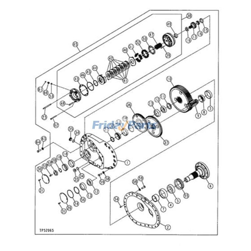 Bearing Cone & Cup Crawler for Excavator