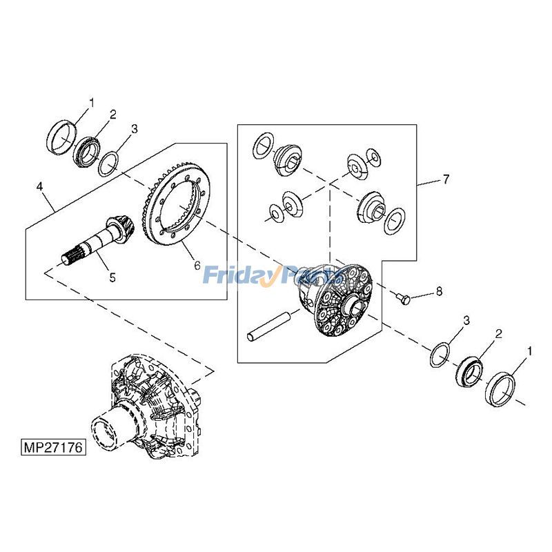 Bearing Cone & Cup for Tractor