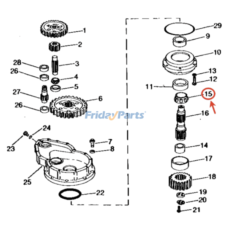 Bearing Cone for Excavator