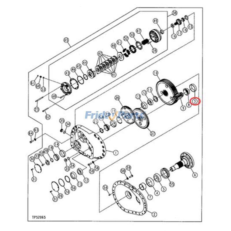  Bearing Cup Crawler For HITACHI