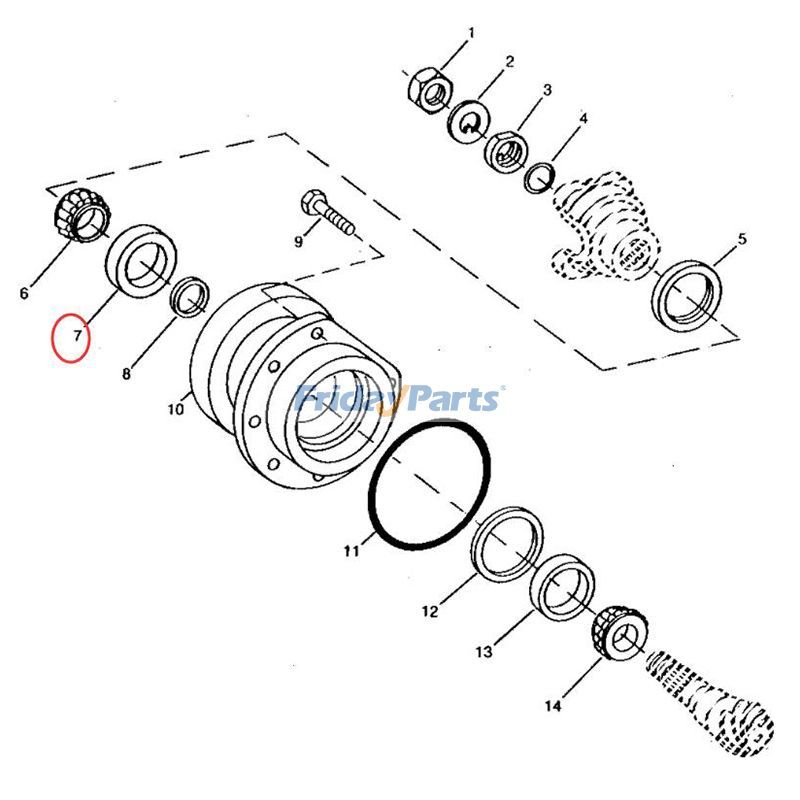 Bearing Cup 750 850 750B 850B 1320 1326 1327 8210 8530 5720 6610 1000 9410 for Dozer,Loader,Tractor