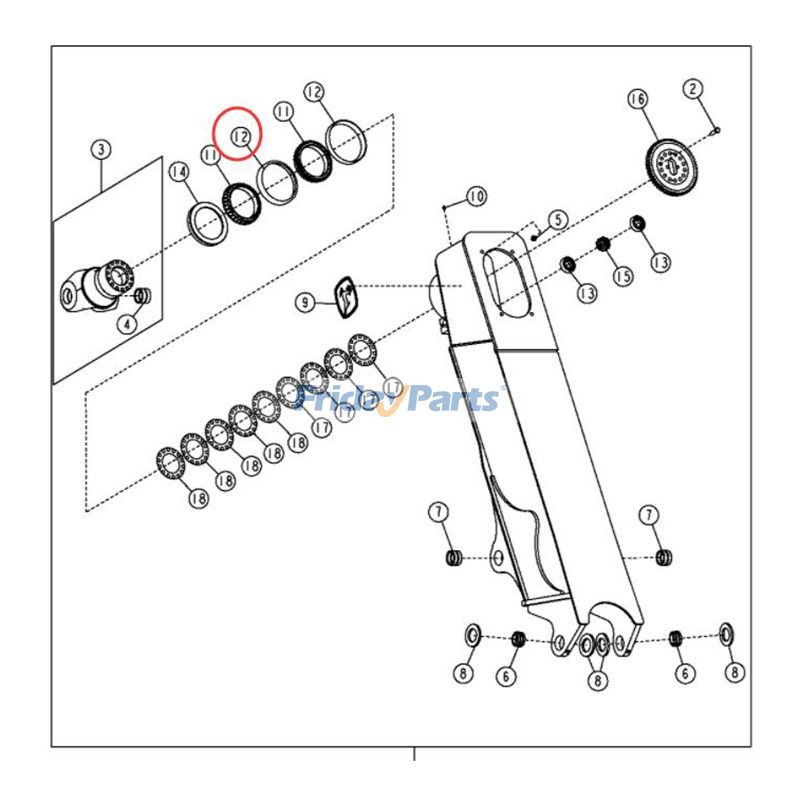 Bearing Cup 655 655B 755 755A 755B 855 for Dozer,Loader,Tractor