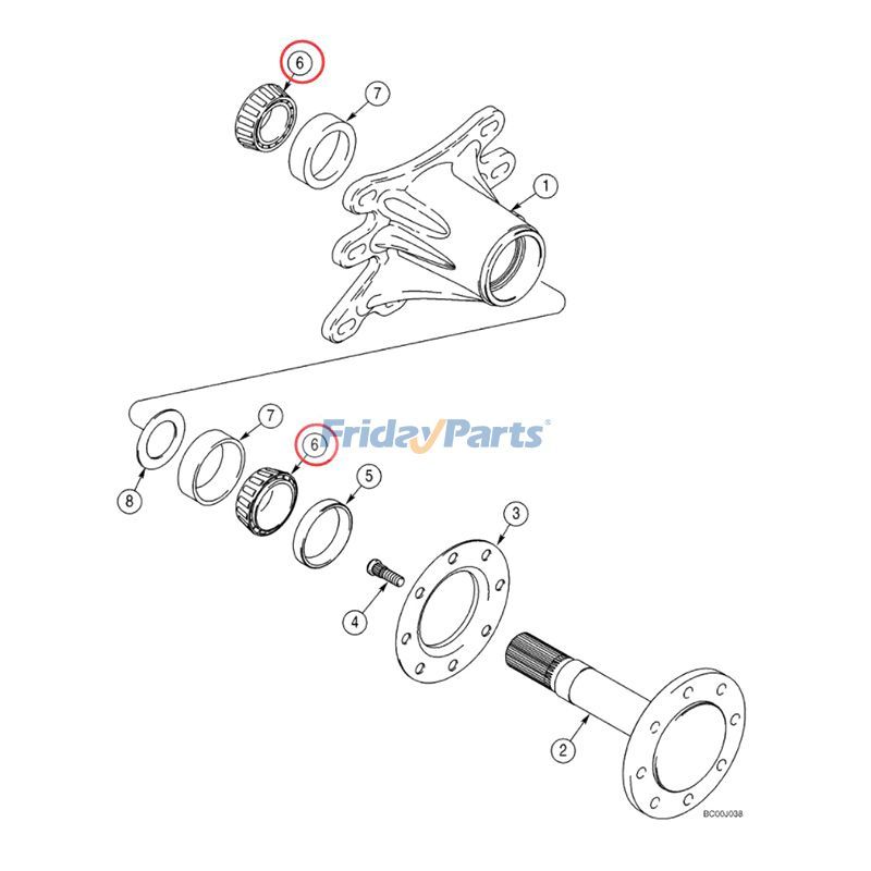 Parte para Pala cargadora
