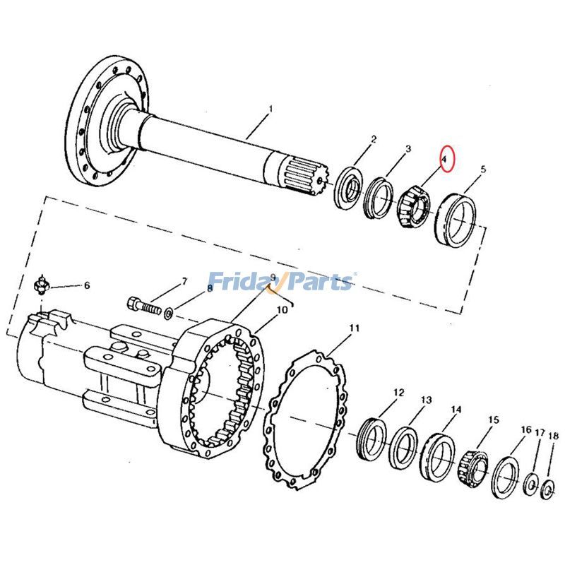 Bearing Cone 7510 8220 8430 9100 6140JH 6155R 6190MJ 8225R for Loader,Tractor