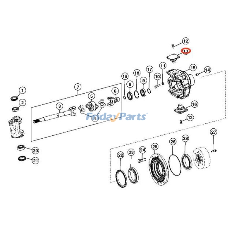 Achetez axe de roulement chez FridayParts