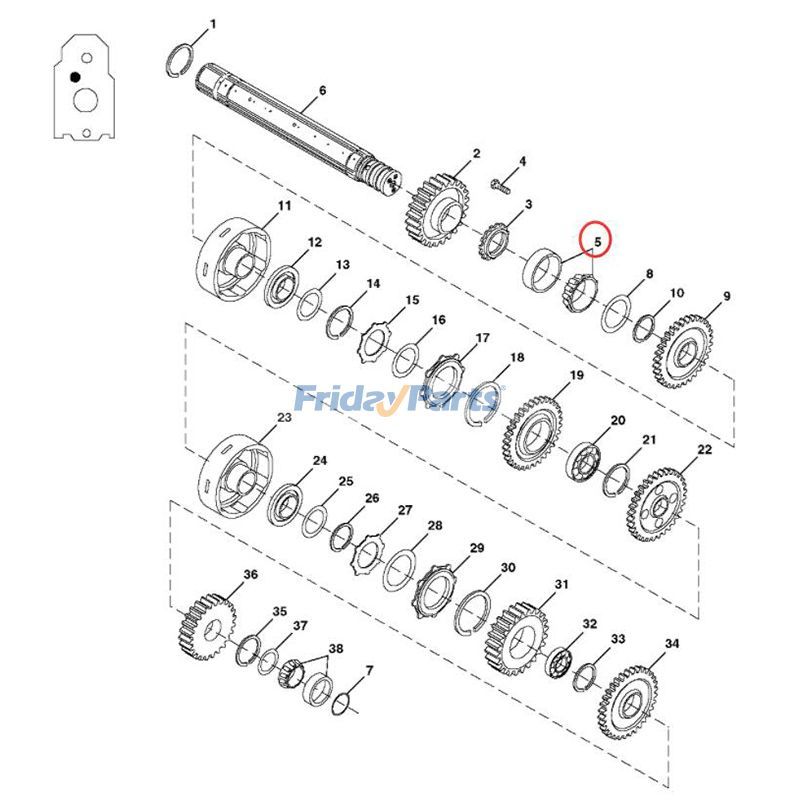 Bearing 8R250 8R250 8R310 8R310 8R340 8R340 for Tractor