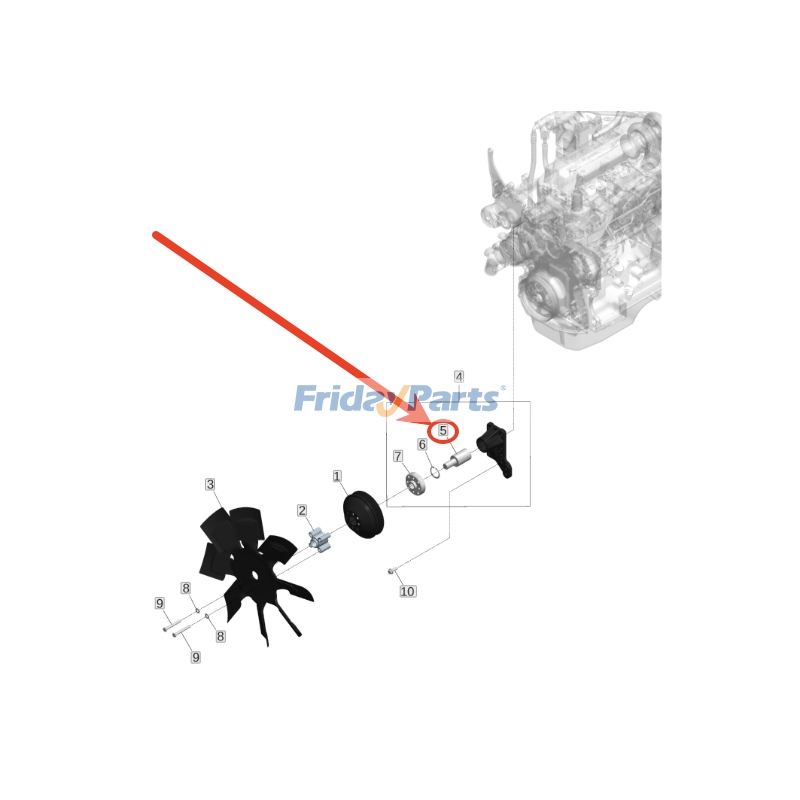 Bearing for Engine,Excavator,Harvester,Loader,Skidder,Tractor