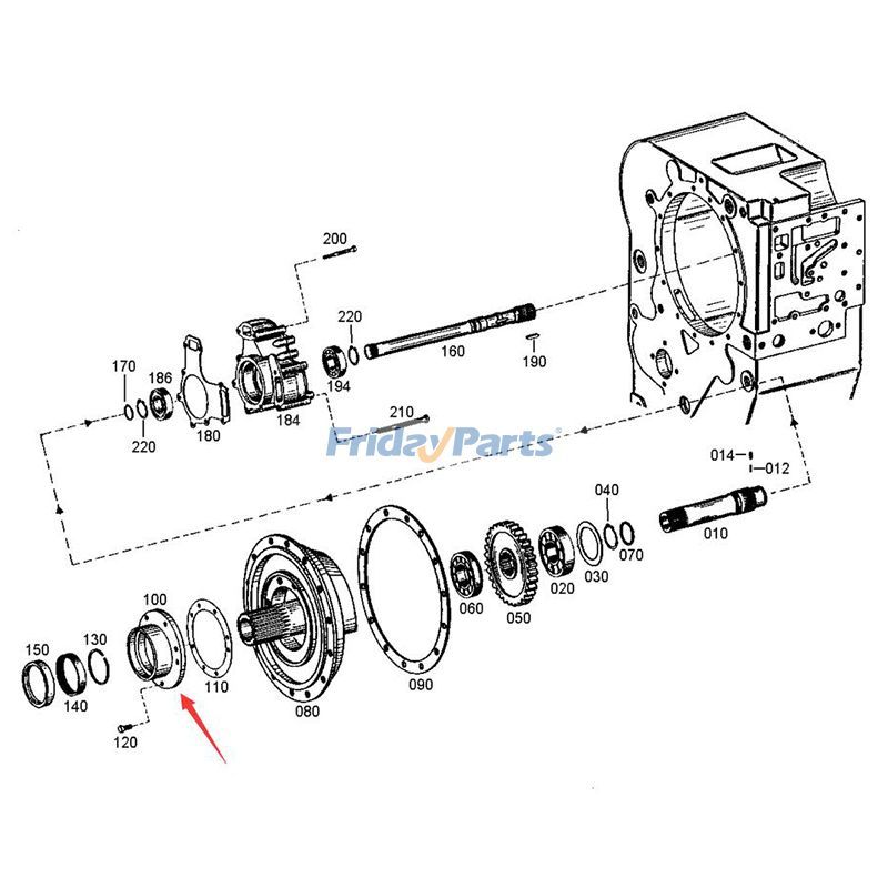Lagersitz 4642301136 für ZF-Getriebe 4WG180 4WG200 SDLG Radlader LG958L ZL50Efür Für ZF