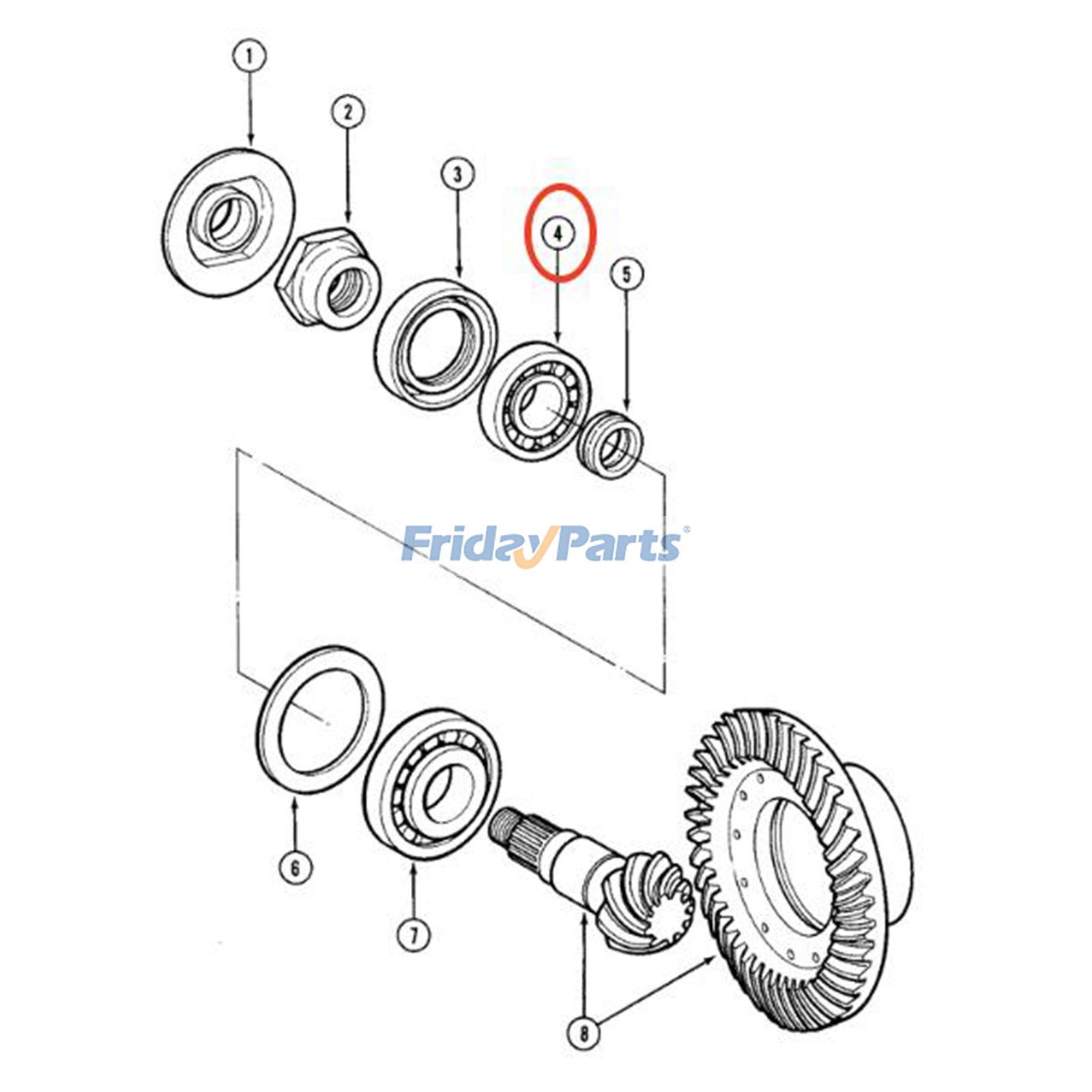 Bearing for Excavator,Harvester,Loader,Mower,Tractor