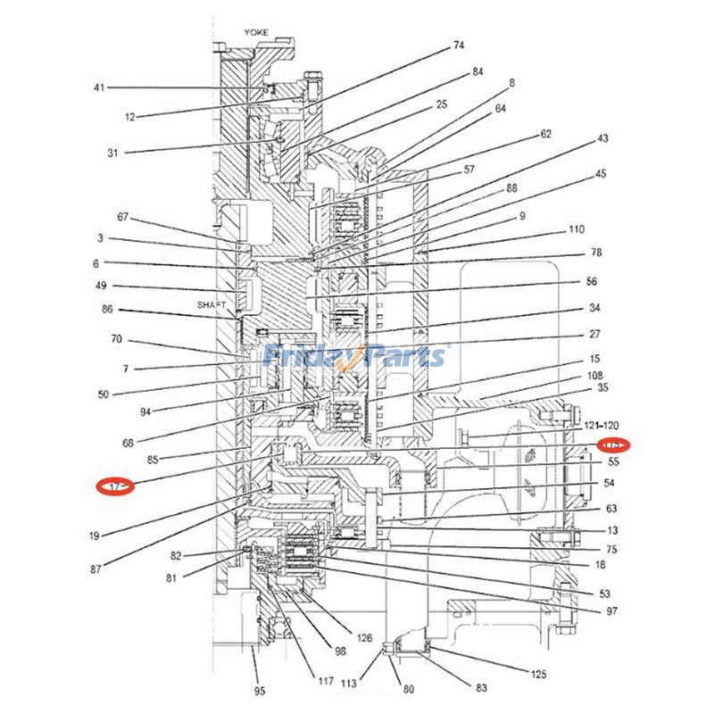 Bearing for Engine,Loader,Off-Road Truck,Telehandler,Tractor