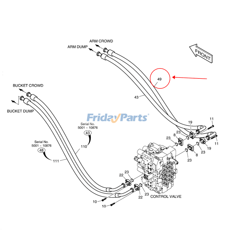 High Pressure Hose for Excavator