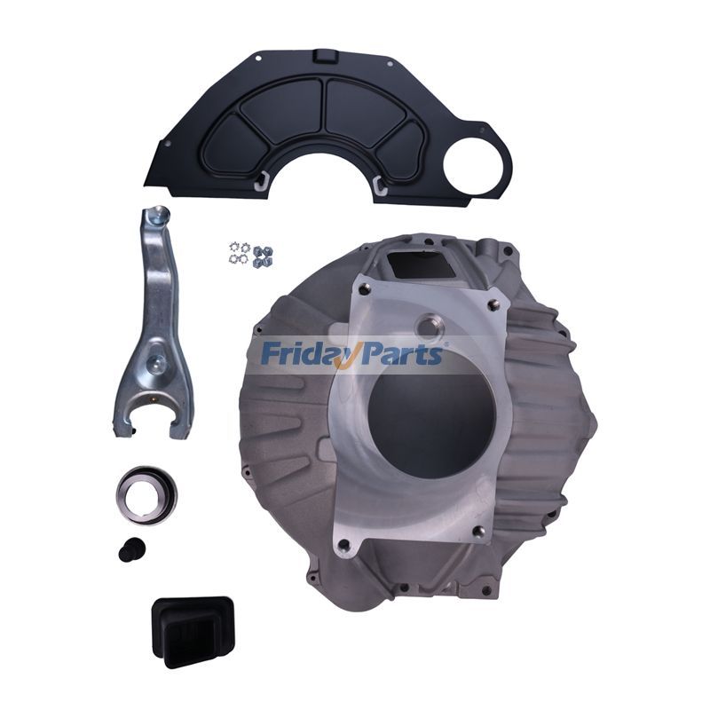 Bell Housing Kit & 11" Clutch Fork & Throwout Bearing & Cover for Chevy for Vehicle